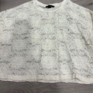 Forever 21 White Lace Chemise